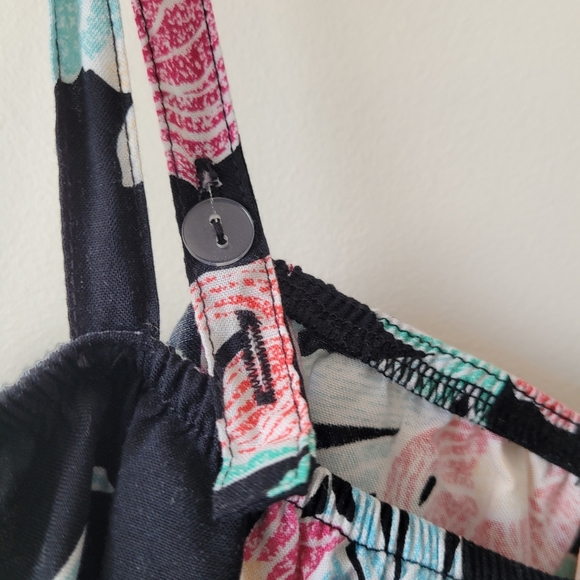 NWT Others Follow Go Barefoot Ruffle Peep Back Floral Dress - Picture 10 of 16